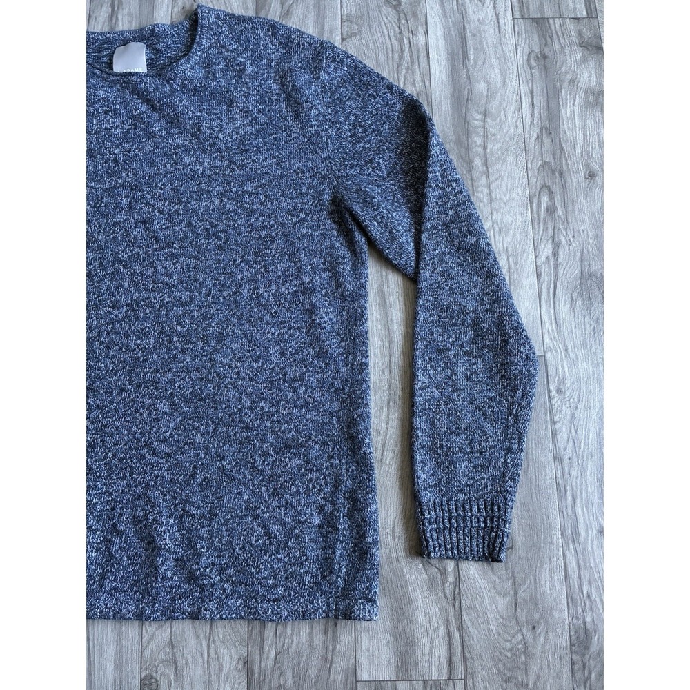 A-Frame Men's Knit Sweater Blue Crewneck Pullover Size L Casual Soft Heather - Picture 7 of 13